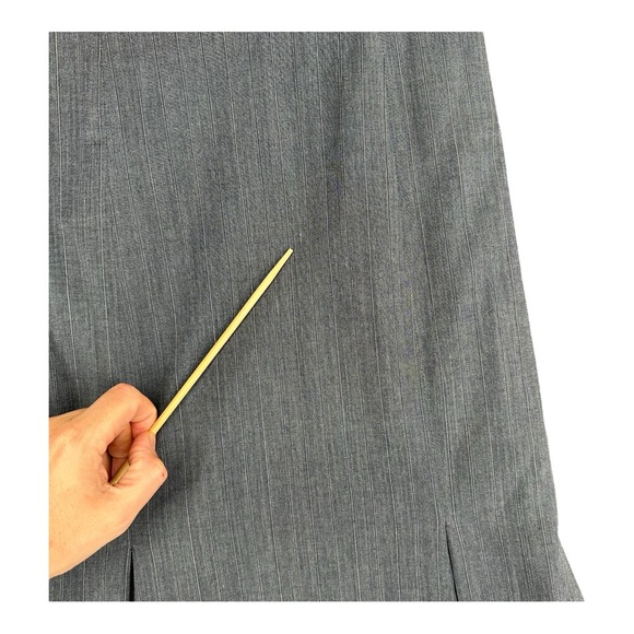 Talula Babaton Aritzia 0 Gray Stretch Wool Blend Dress Shift Career 90s Vibe - Picture 9 of 13